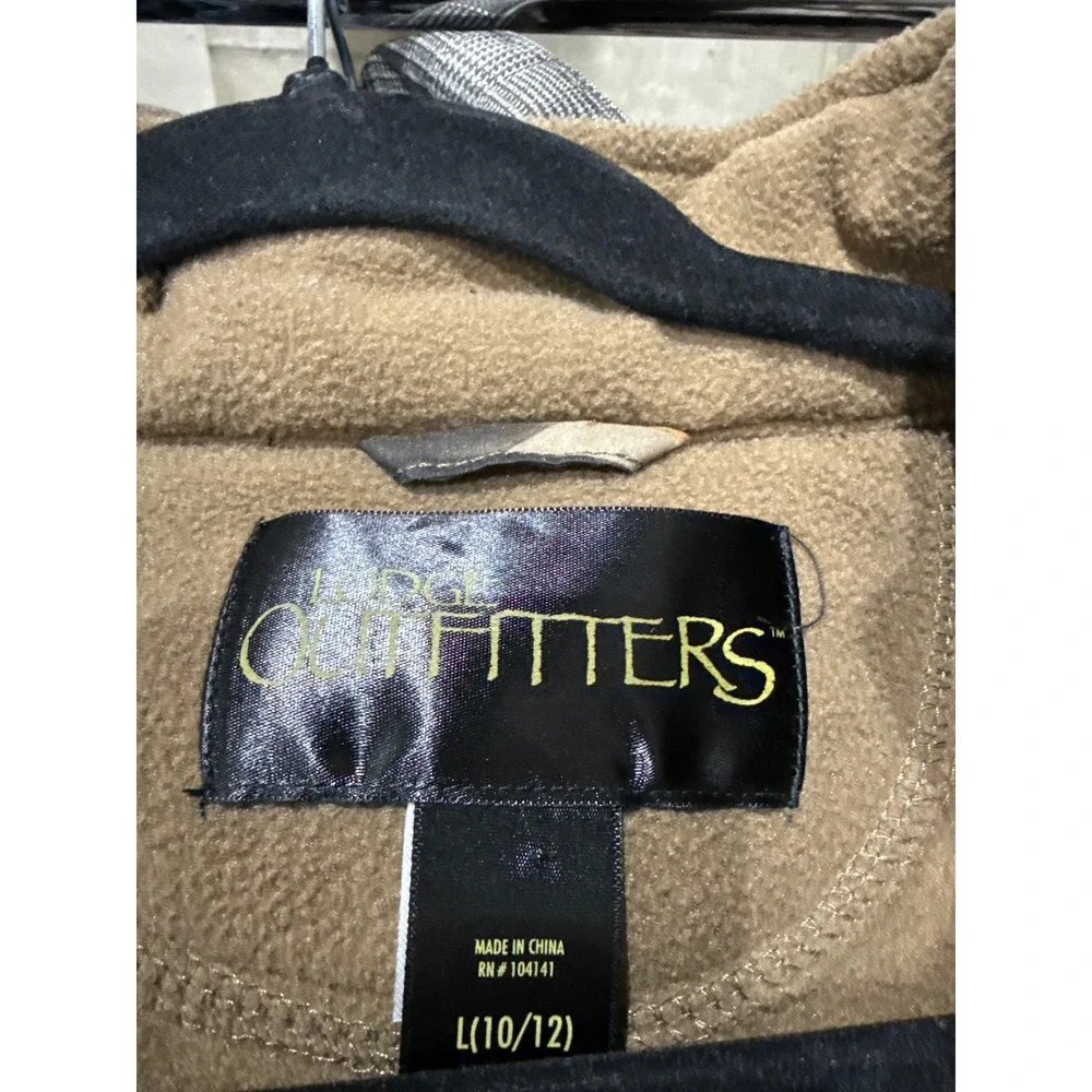 Forge Outfitters Kids Brown Camo‎ Fleece Full Zip Jacket Size L 10/12 Hunting